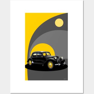 Art deco style classic car art 10 Posters and Art